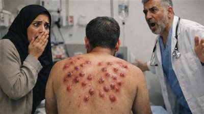 وجدتُ ثلاثين بقعة حمراء على ظهر زوجي تشبه بيض الحشرات