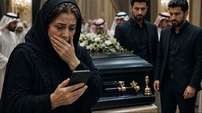 في جنازة زوجي وصلتني رسالة من رقمه: 