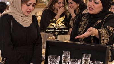 هـديـة طقـم كريسـتال لـبنـت أخـت جـوزي حكـايات مني السيد حصري